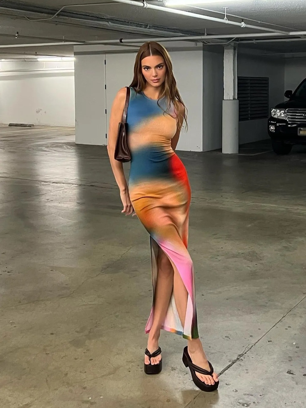 Loewe Styled Printed Dress